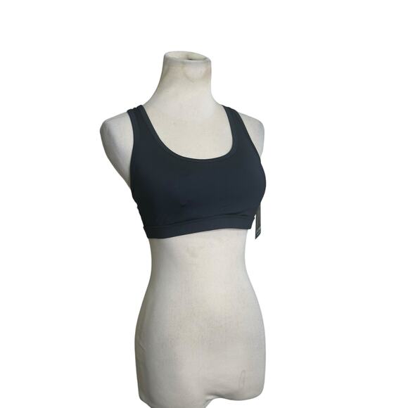 Marika Cycle House black crossed back sports bra size Small - Picture 9 of 9